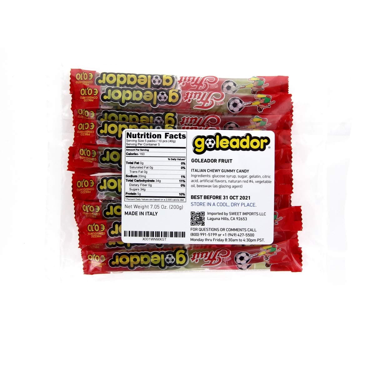 Goleador Fruit Pick'n'Pack (7.05oz. Bag)