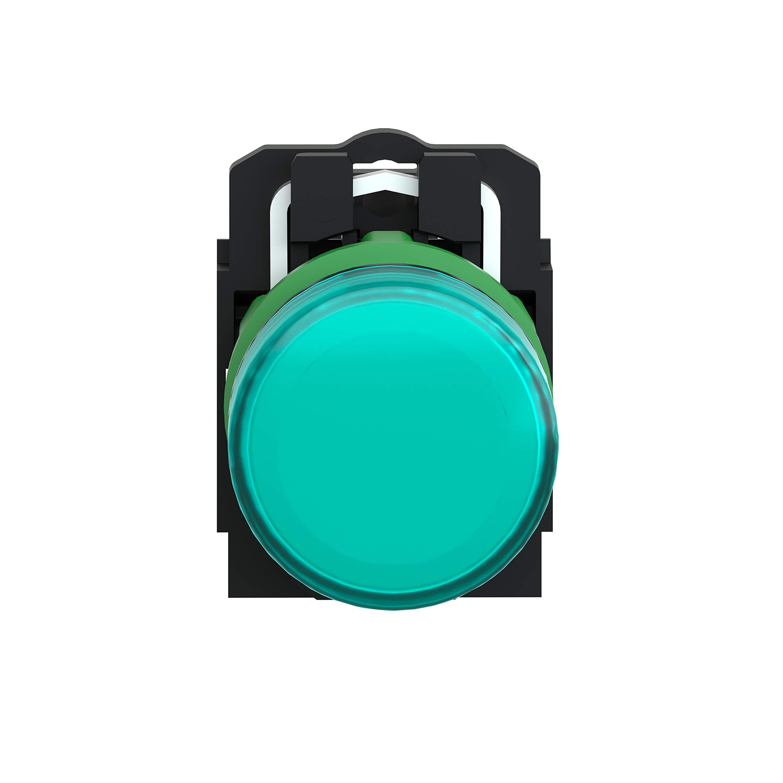 Schneider ElectricPilot light, plastic, green, Ø22, plain lens with integral LED, 24 V AC/DC, XB5AVB3
