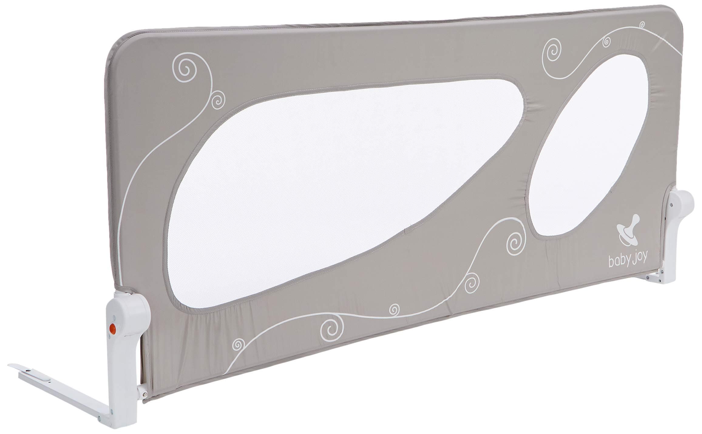 Babyjoy Bed Guard, Portable and Foldable Bed Rail, Extra Large 150cm (Grey)