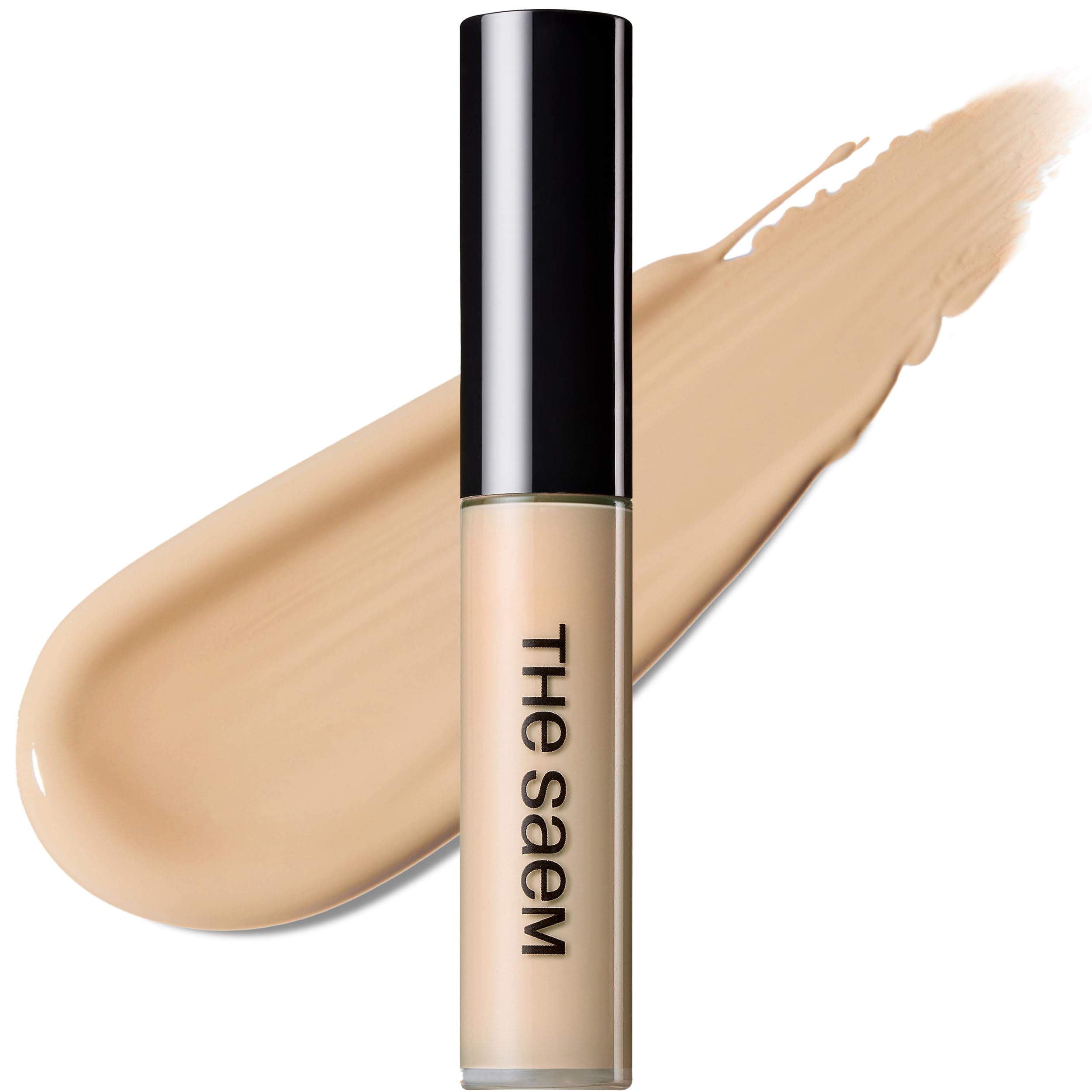 THE SAEM Cover Perfection Tip Concealer, Liquid Multi-Use Concealer, Full Coverage Makeup for Acne Dark Spots Dark Circles Hyperpigmentation and Blemishes, 0.2 fl.oz. (#2 Rich Beige)