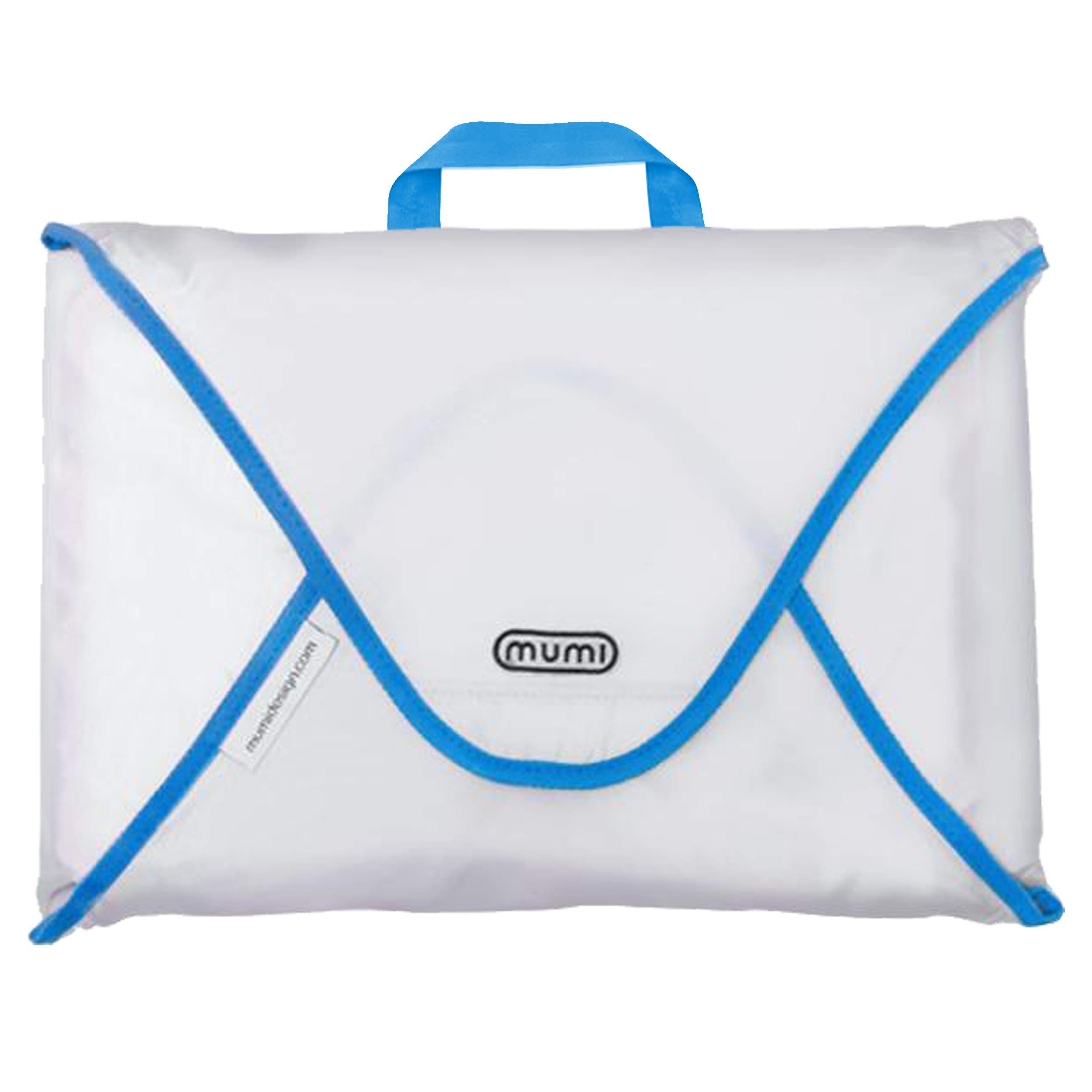 Mumi Design トラベルガーメントバッグ 衣類フォルダー, ブルー, 旅行。