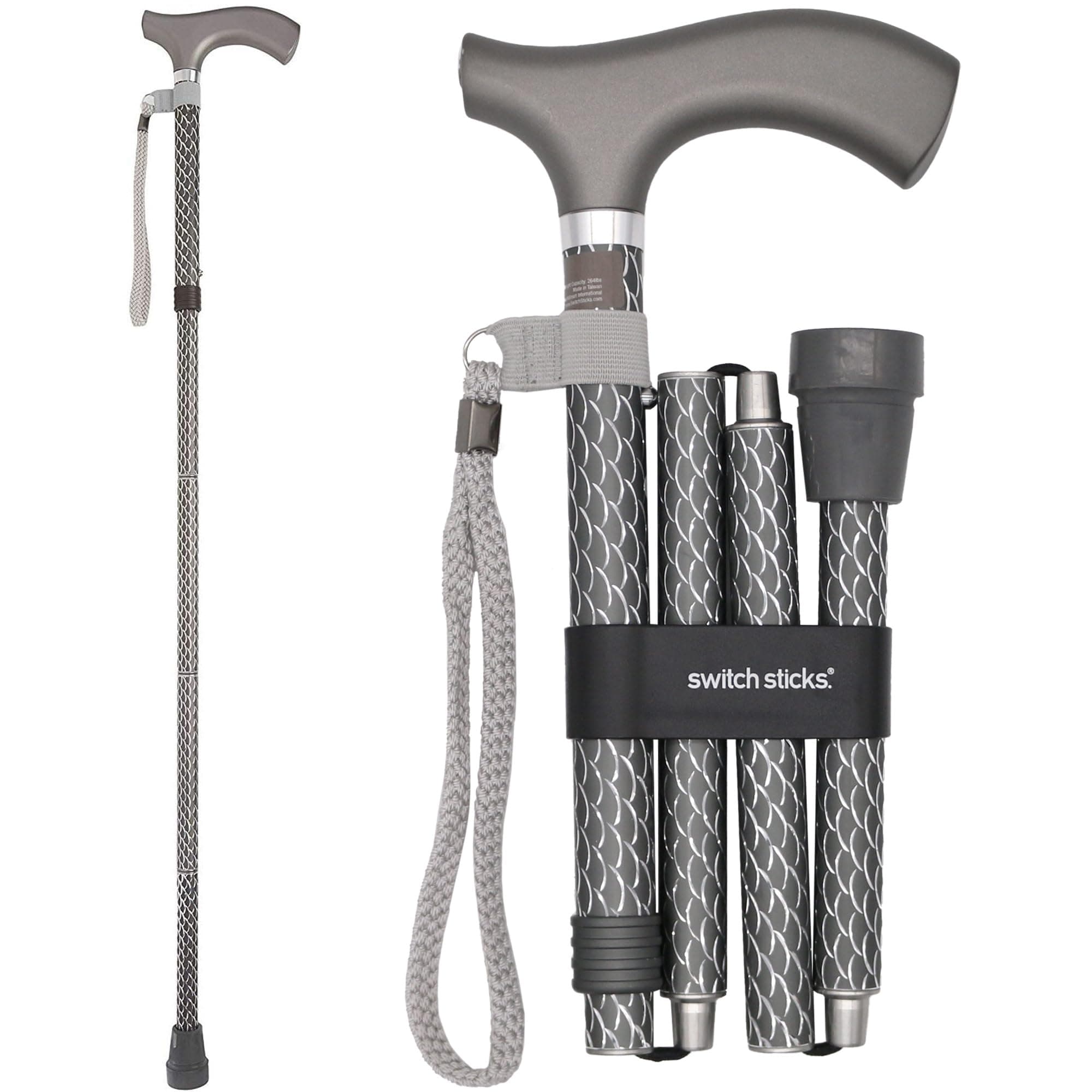 Switch Sticks Folding Walking Cane For Women & Men