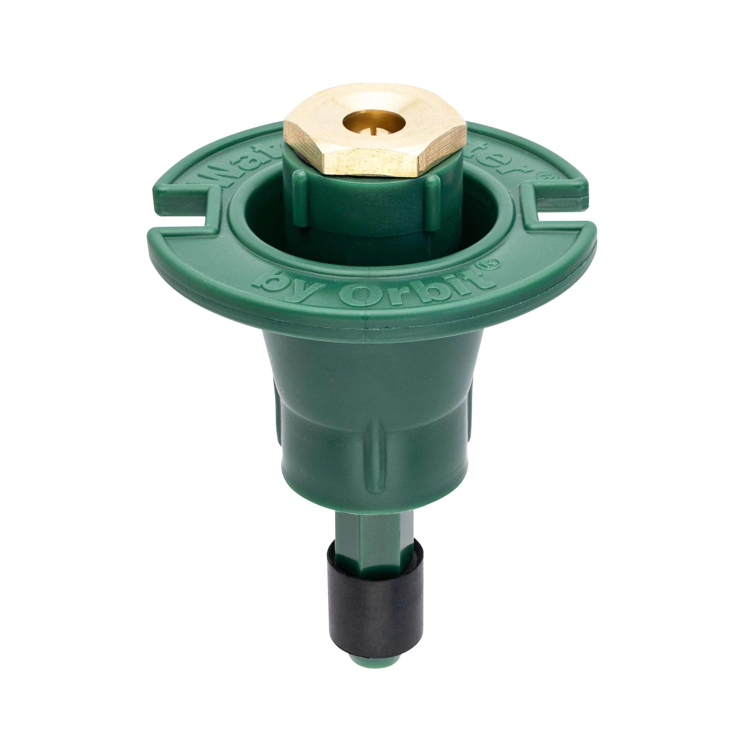 Orbit 54027 Plastic Pop-Up Flush Head Sprinkler with Brass Full Pattern Spray Nozzle