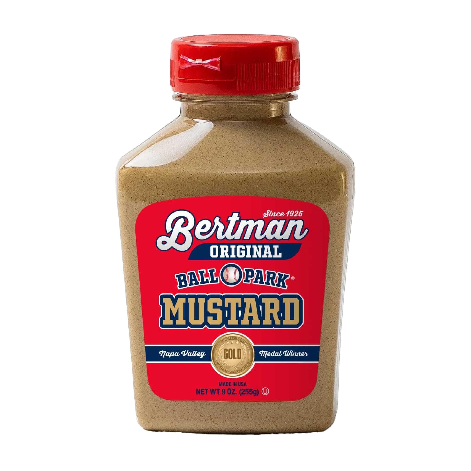 Bertman Original Ball Park Mustard, 9 oz