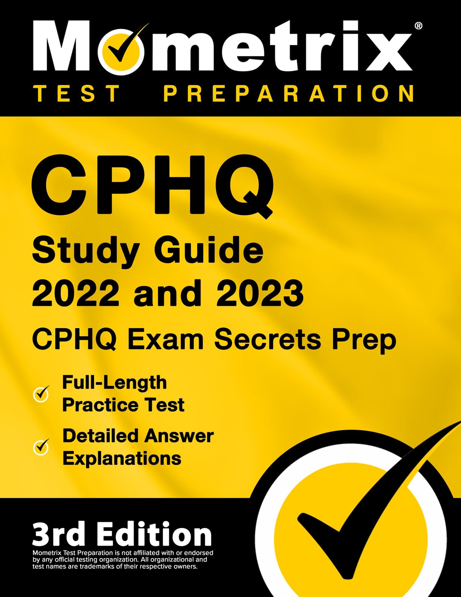 Cphq Guide 2022 and 2023 - Cphq Exam Secrets Prep, Full-length Practice Tests, Detailed Answer Explanations: 3rd Edition Paperback – Import, 25 April 2023