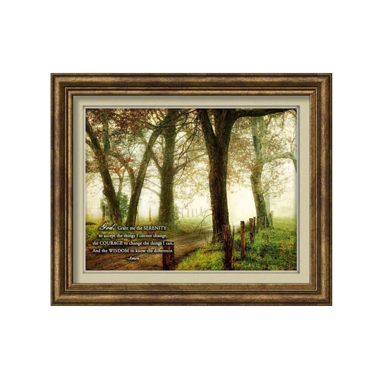 Carpentree Serenity Prayer Classic Framed Art