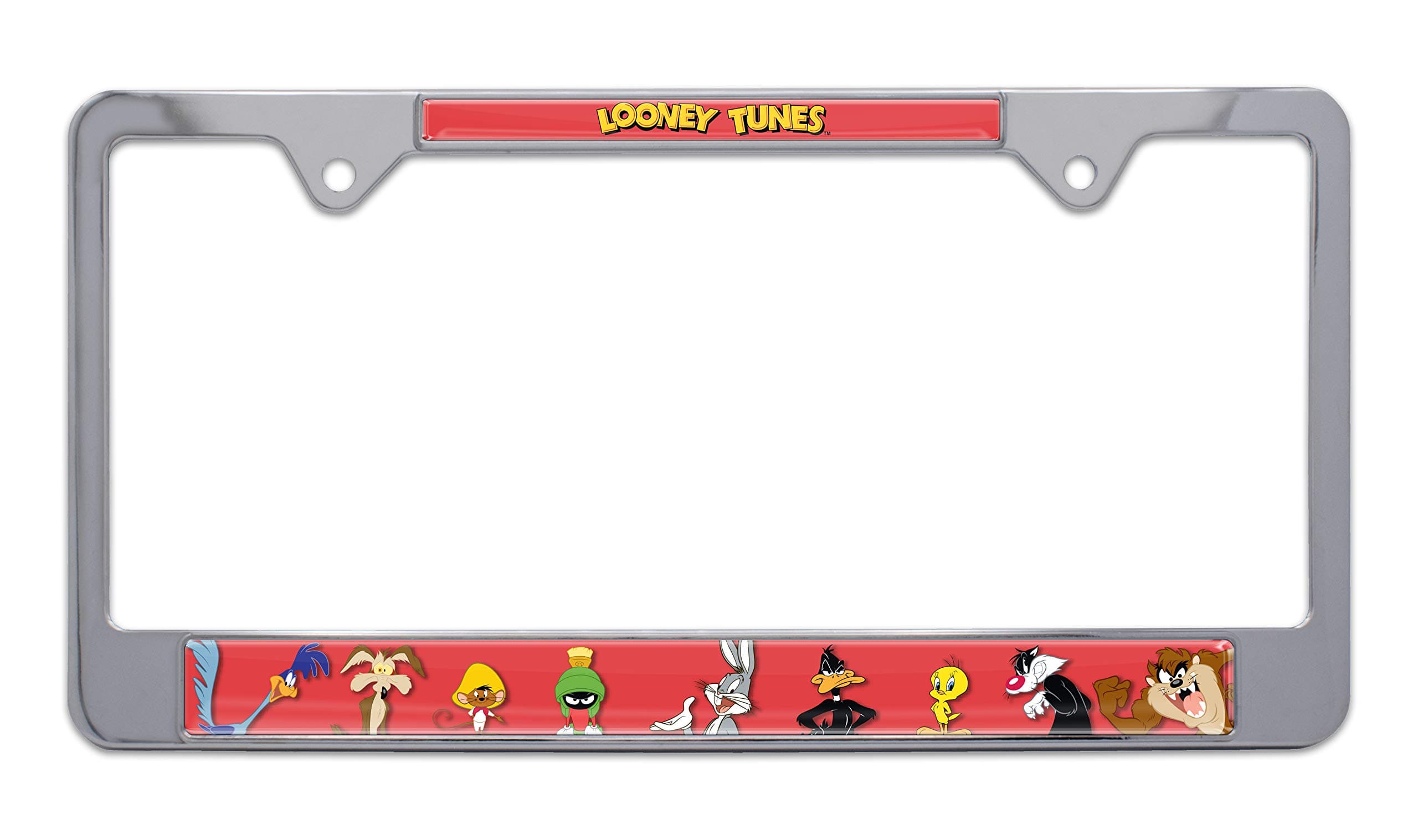 Elektroplate Multy LT Characters Chrome License Plate Frame