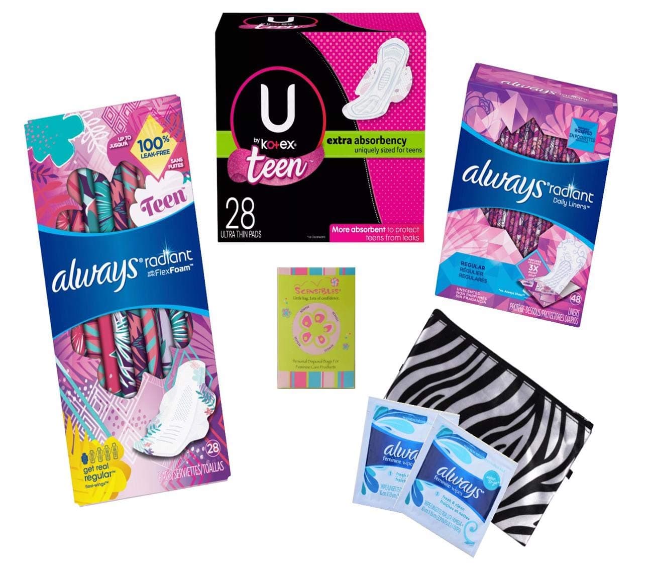 My First Period Sampler Kit™ - Pink Gift Box