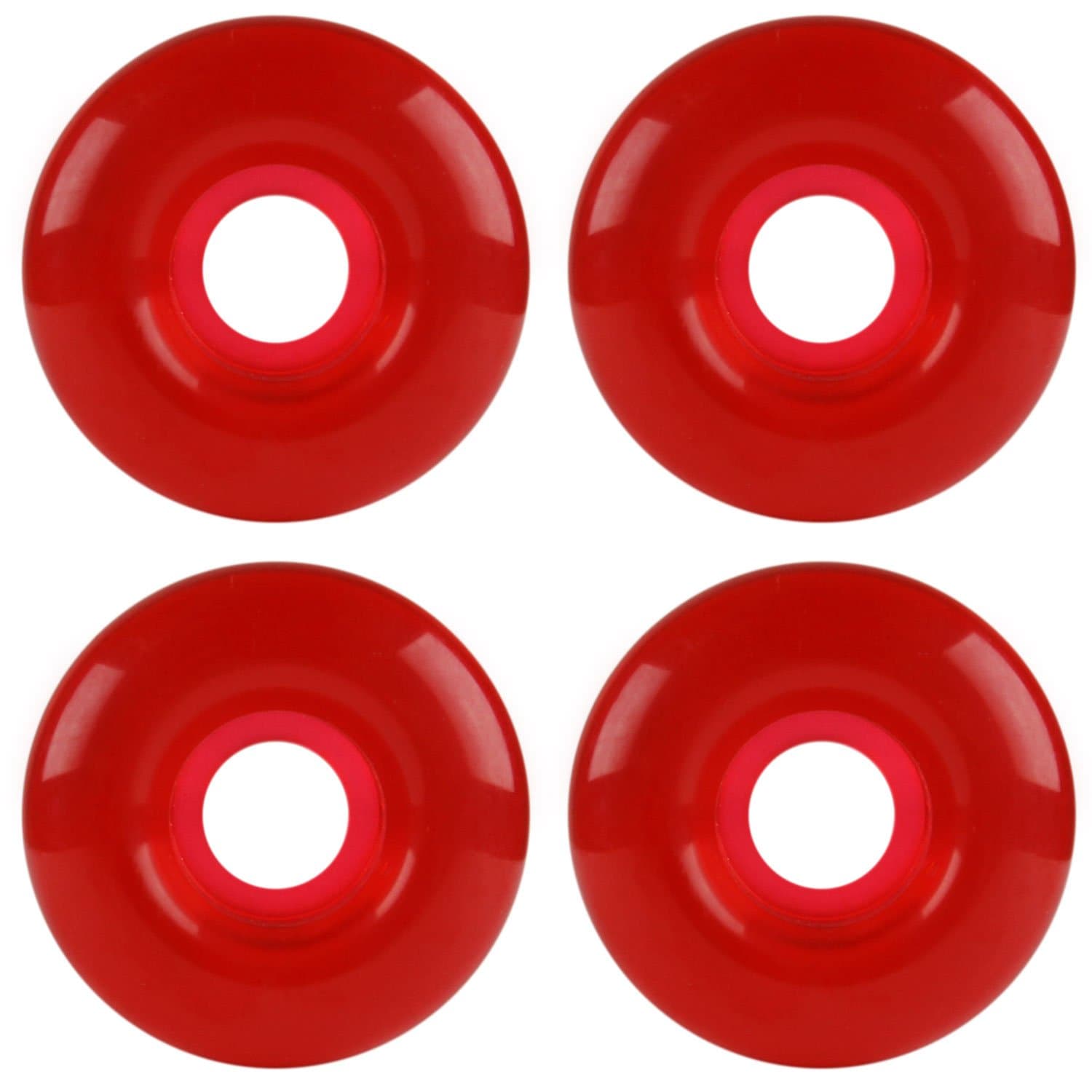 Dura Rollers 54mm RED Gel Skateboard Wheels