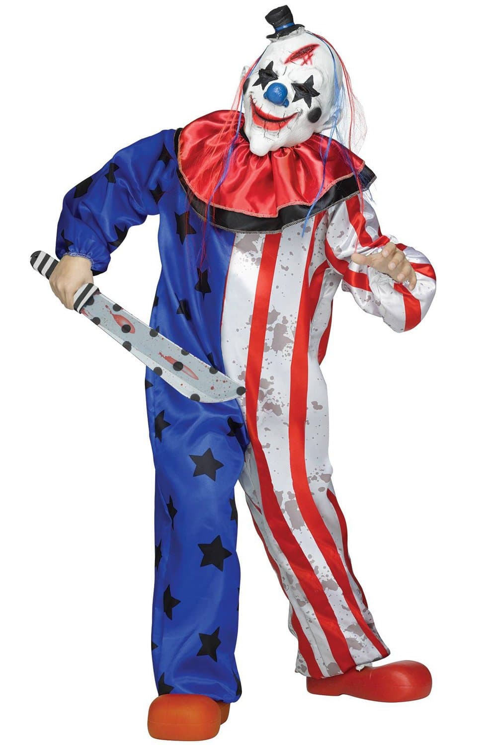 Fun WorldFun World Evil Clown Costume, Medium 8-10