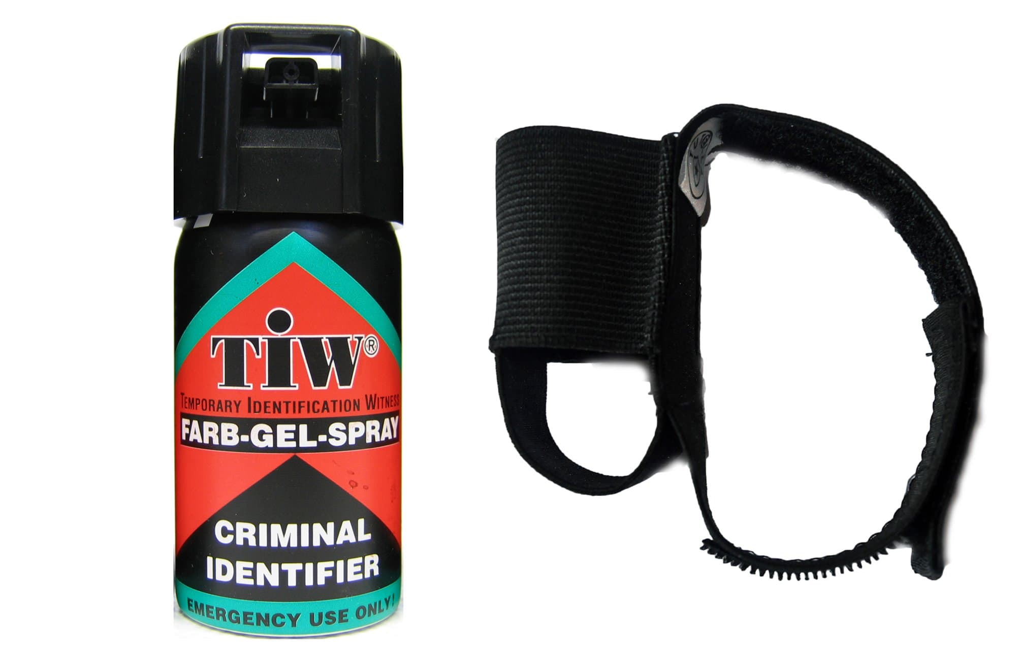Farb Gel Self Defence Spray with Tutellagy Adjustable Hand Strap | Mainland GB Only | Multi Buy (1 x Farb Gel, 1 x Strap)