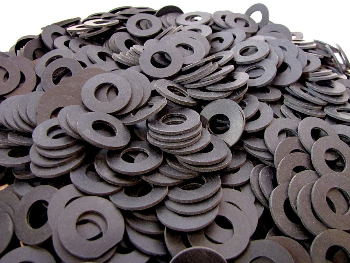(100 Pack) Neoprene Rubber Washers - 1" OD x 1/2" ID x 1/16" Thickness - 60 Duro Primal23 Industrial Endeavor Series Rubber Washers