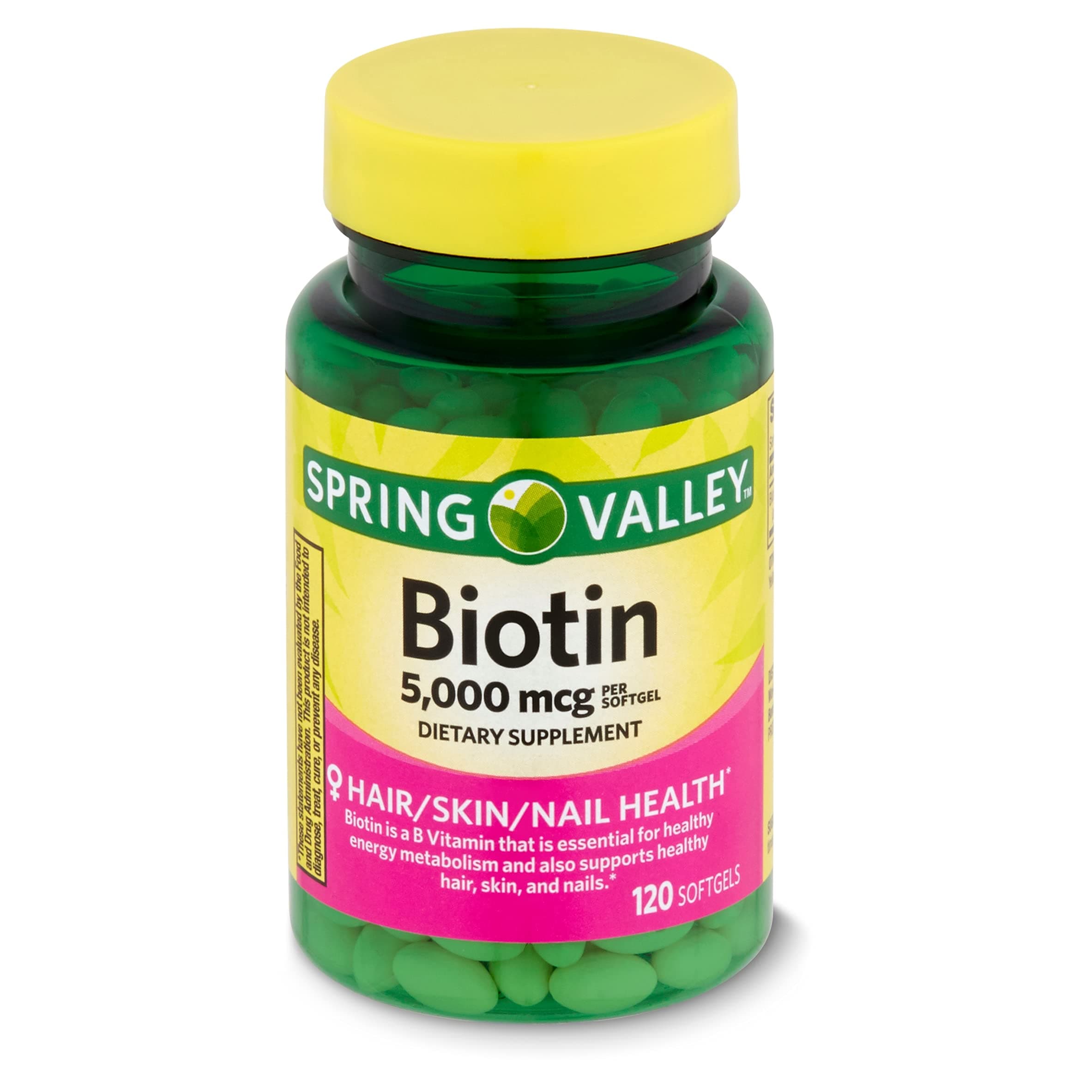 Biotin 5000 mcg, Super Potency, 120 Softgels