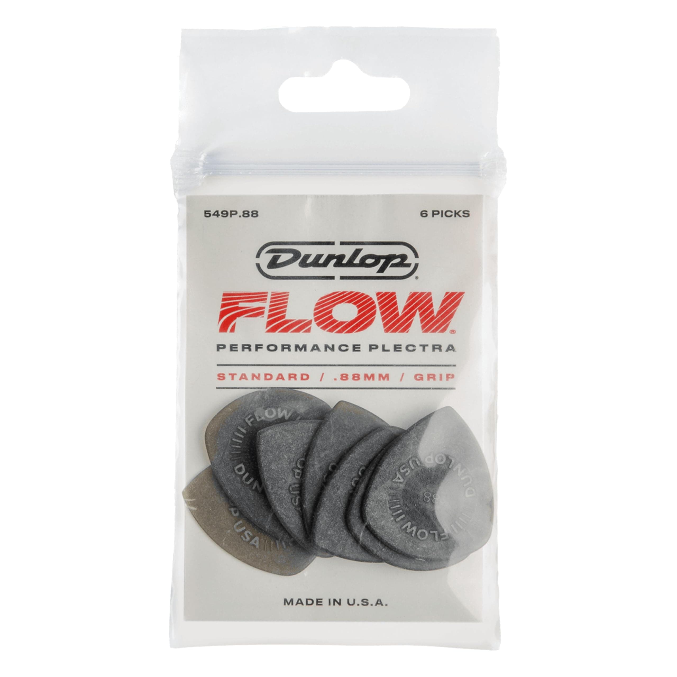 Jim Dunlop Flow® Standard Pick .88MM - 6 Pack