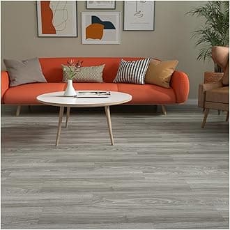 𝐅𝐋𝐎𝐑𝐄𝐗𝐏 Vinyl Flooring - Lino Flooring,Peel & Stick Floor Tiles Self Adhesive Floor Tiles,𝟐𝐦𝐦 18𝐩𝐜𝐬 Waterproof,for Kitchen Living Room Floor Plank(2.51𝐦²,Western Oak),