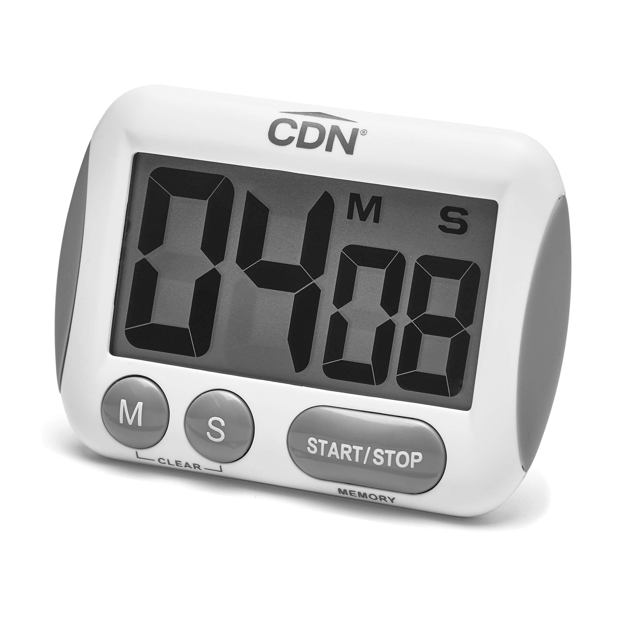CDN Extra-Big Digit Timer | Counts Up & Down, 100 Minutes by Minutes & Seconds, Extra-Large Digits, Loud Alarm, Stand, Hang, Magnet Mounting, Perfect for Batch Baking - TM15