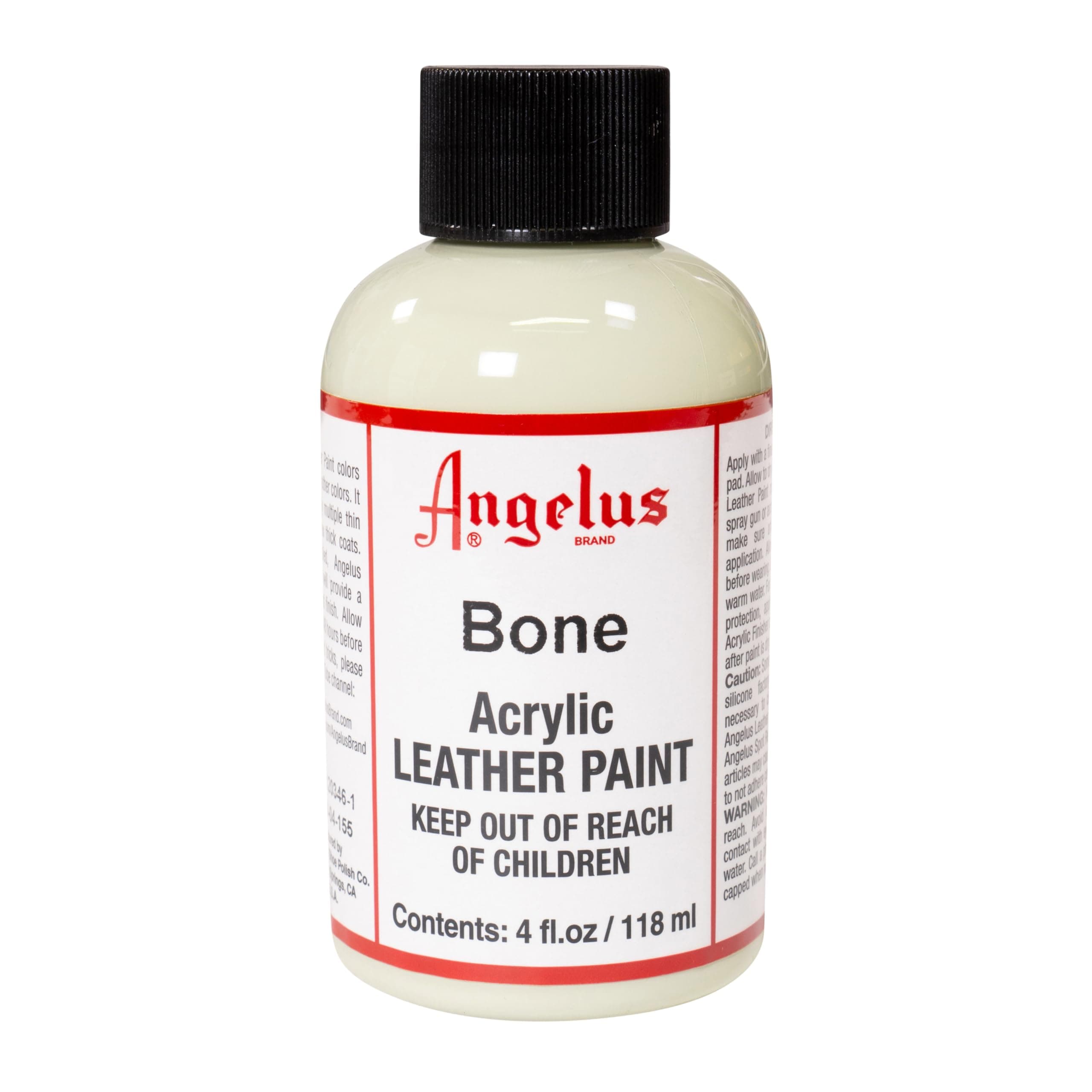 Angelus Acrylic Leather Paint, 4 oz., Bone