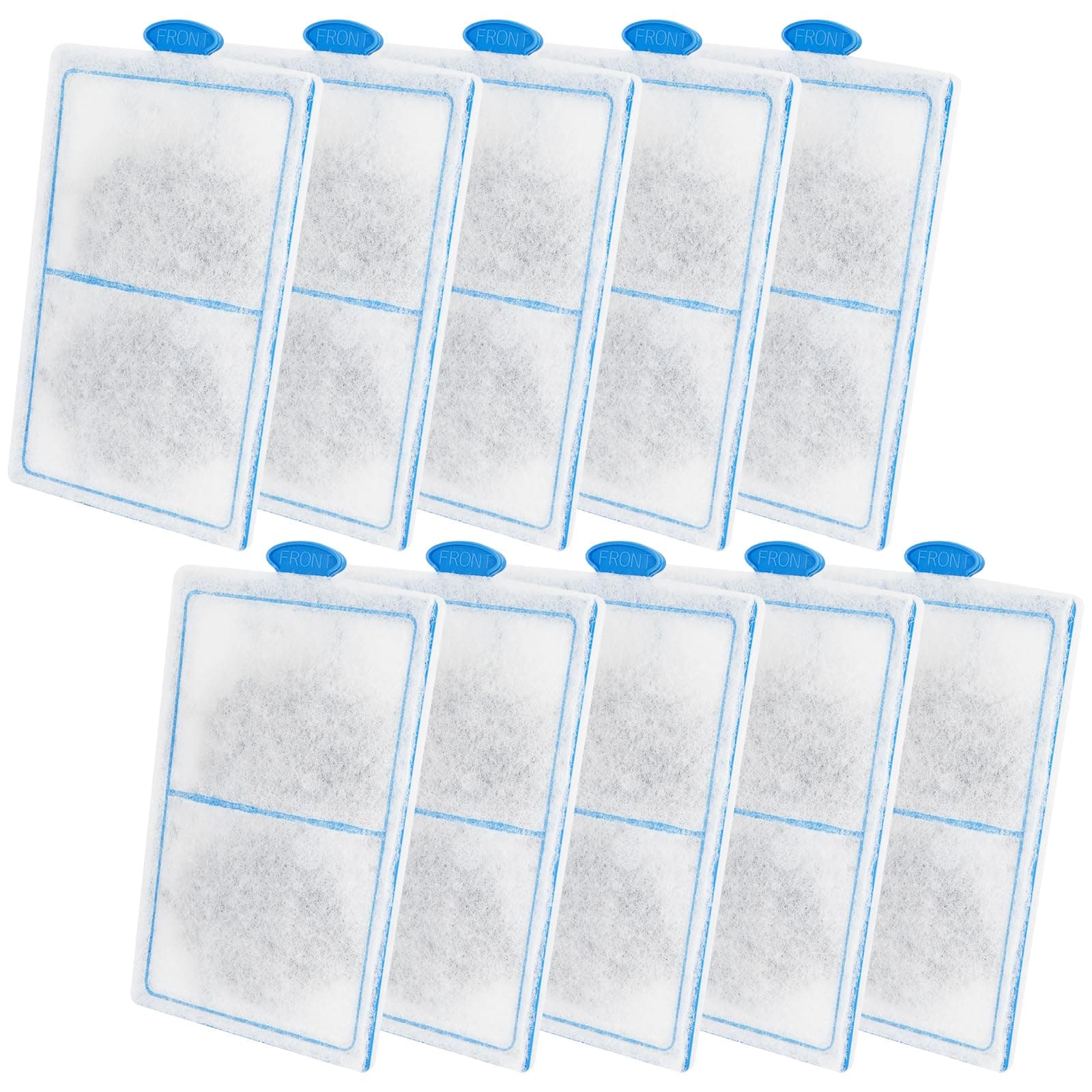 10 Pack Replacement Aquarium Carbon Filter Cartridges Hang On Back Filter HG149-M HG149-L