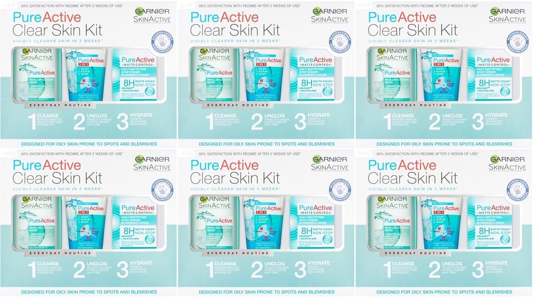 Garnier Pure Active Regime Kit - Pack of 6