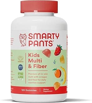 SmartyPants Vitamins Kid's Gluten-free Formula & Fiber Daily Gummy Multivitamin (120 Count)