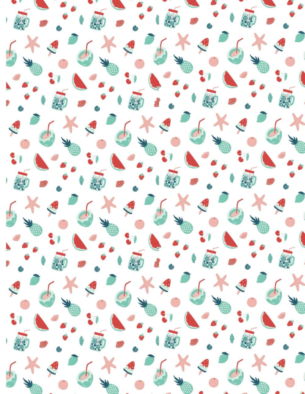 Fireworks Notebook | 8.5" x 11" | College Ruled