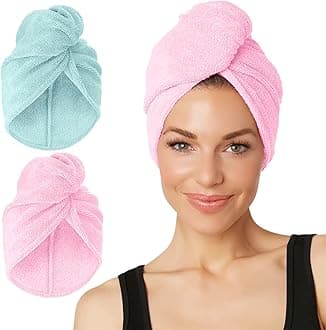 Turbie Twist XL Hair Towels (2 Pack)