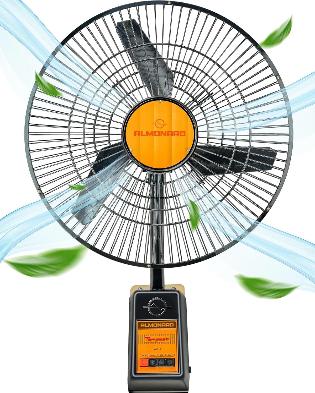 AlmonardMulticolour Wall Mounting Fan, 18 Inches