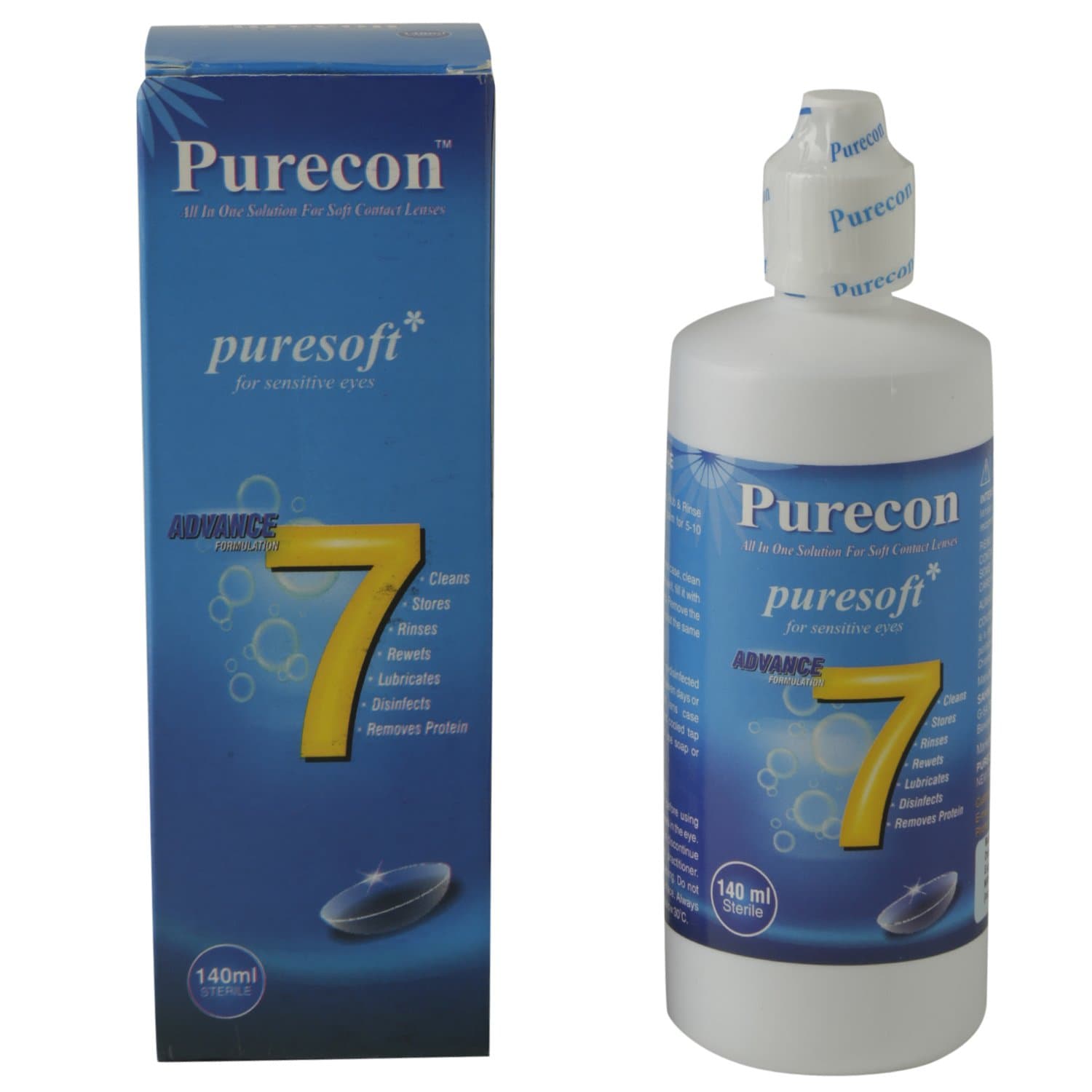 Purecon Puresoft Multi Purpose Solution (140ml)