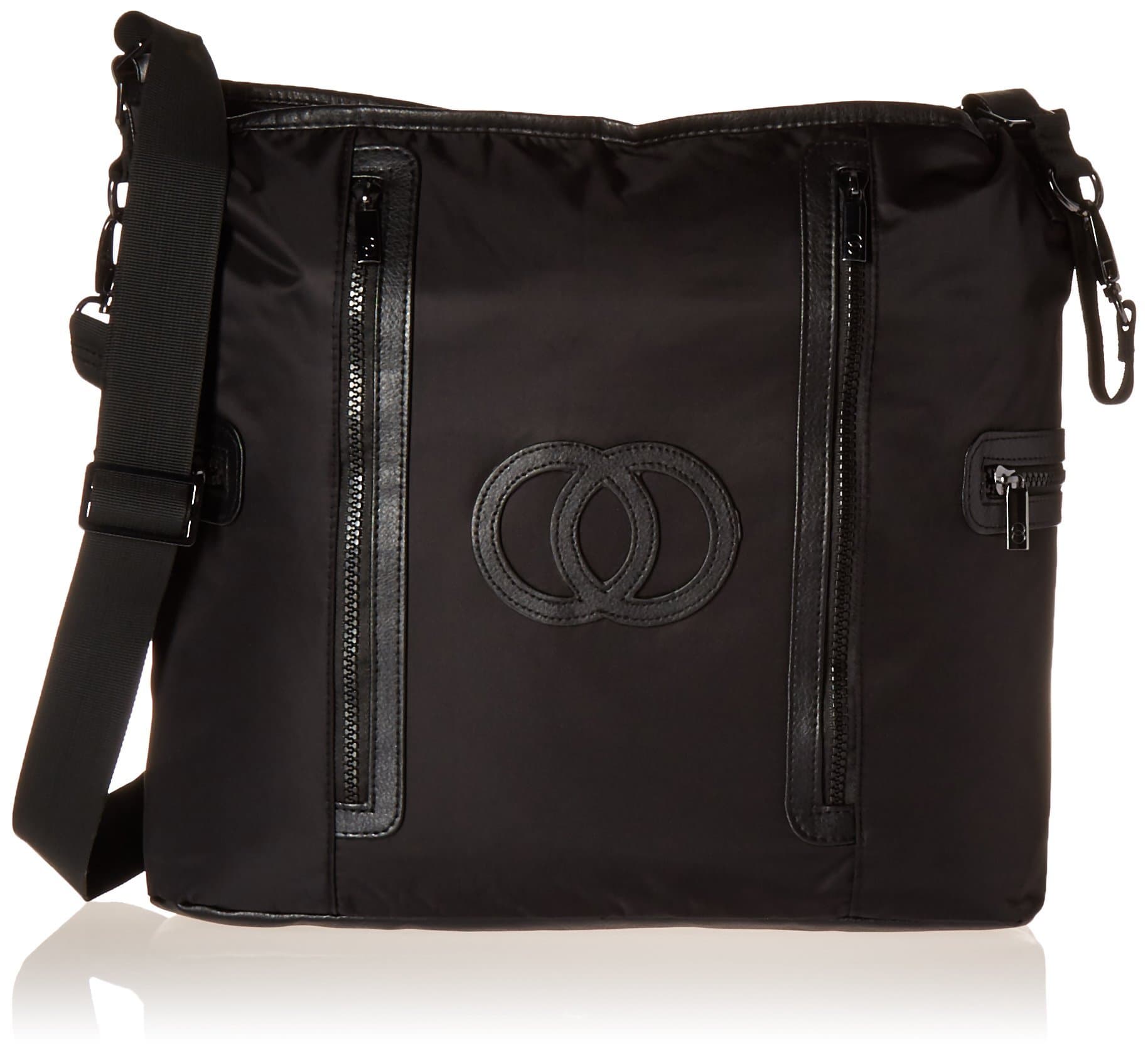 Cozy Coop Black Nylon Diaper Bag