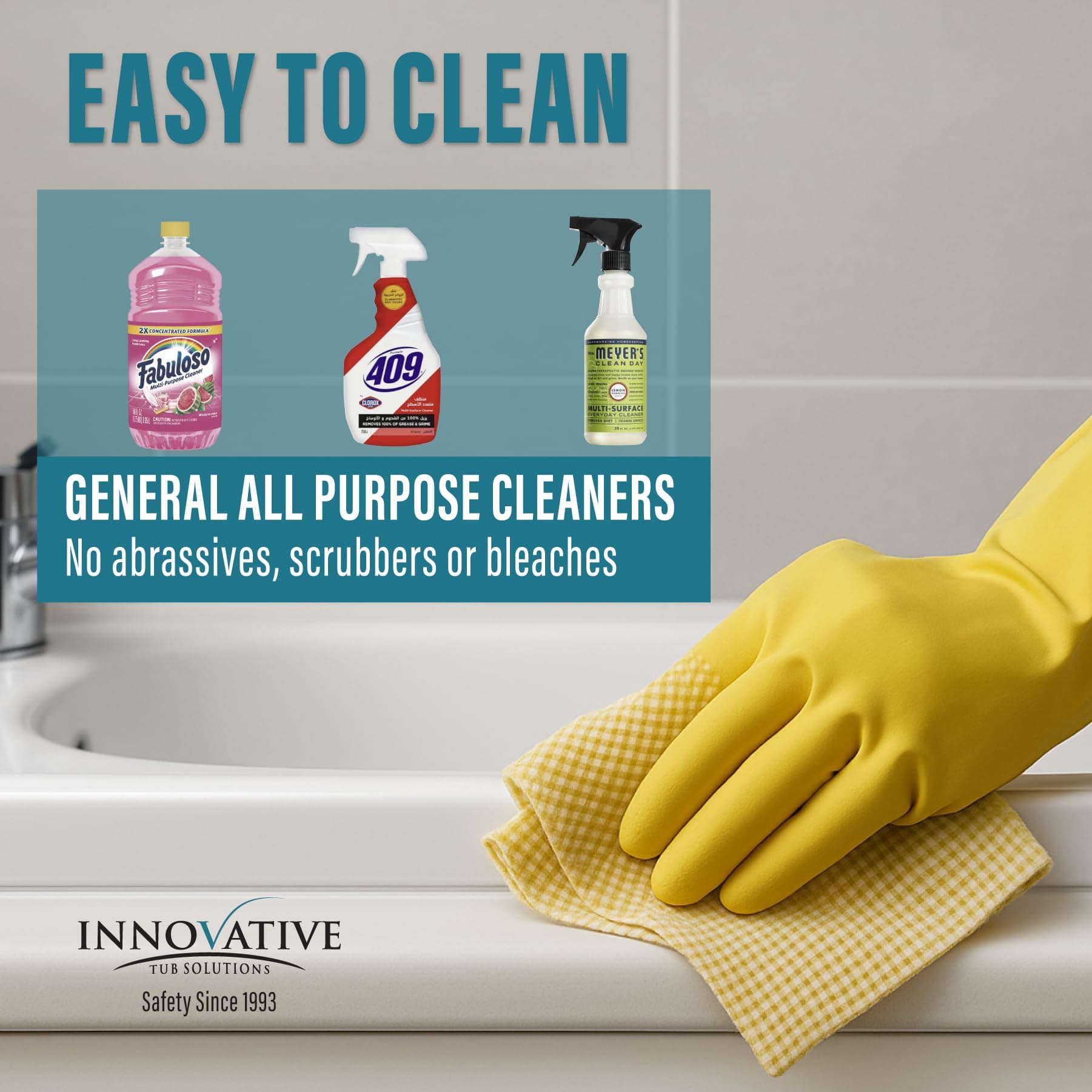 Tub Guard White Non Slip Coating