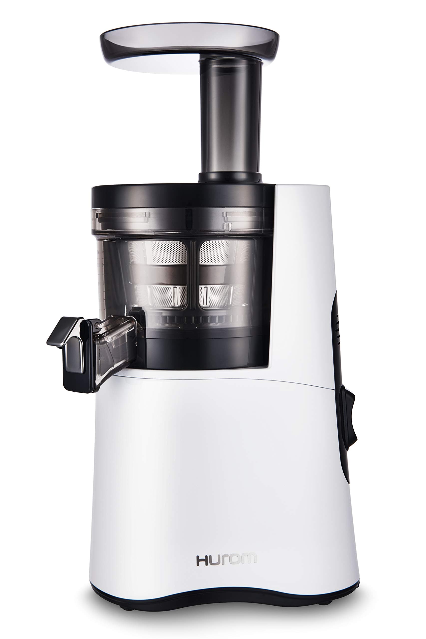 Hurom H-AA Slow Juicer, White | High Yield | Quiet 150 Watt Motor | BPA Free | 500 ml Chamber | Slow Press | Quick & Easy Assembly | Cold Press Masticating Juicer