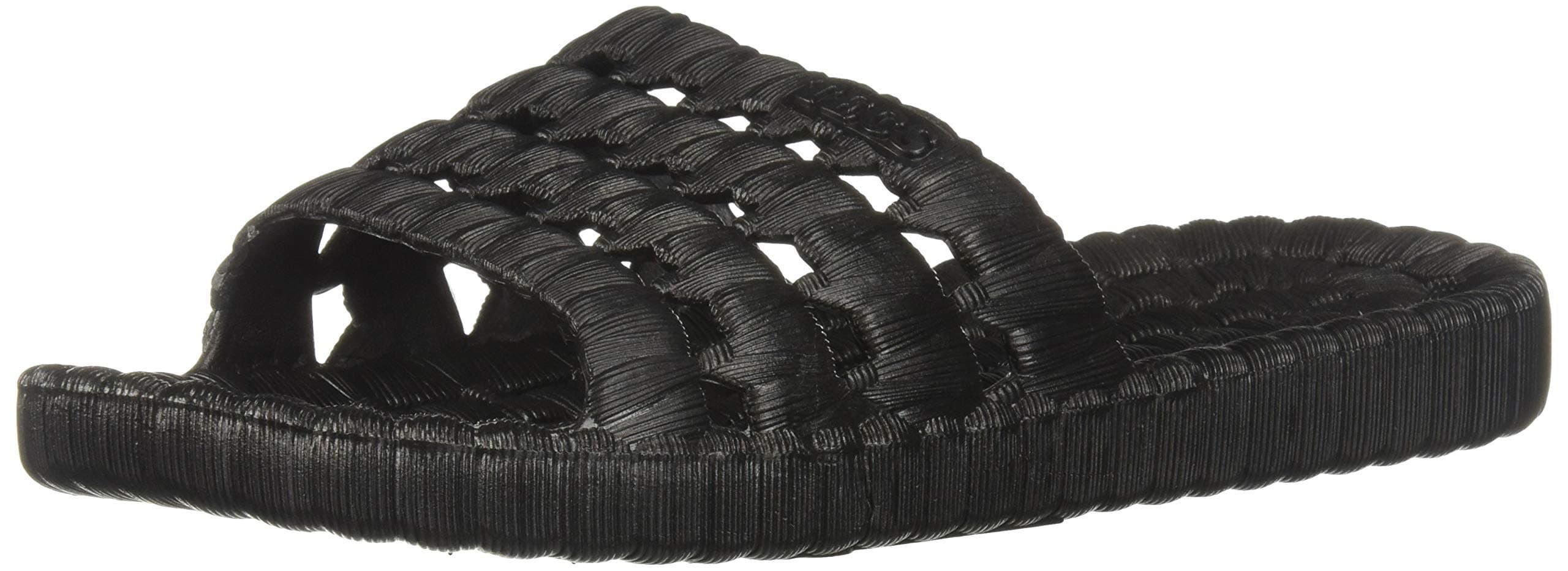 TECS Mens Quick Drying Lightweight Water Shoe With Open Toe, Rubber Sole With Drainage Hole Water Shoe For Beach, Showers, House Slipper, Dorms, Outdoor and Versatile Use