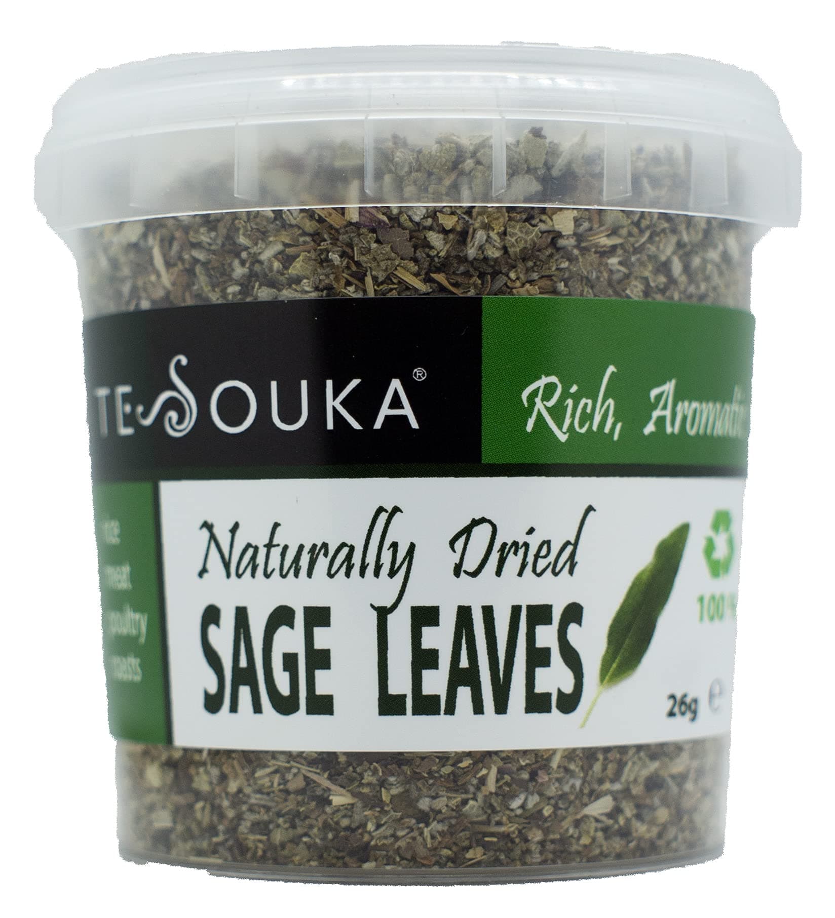 Freshly Dried Sage Leaves (26g)