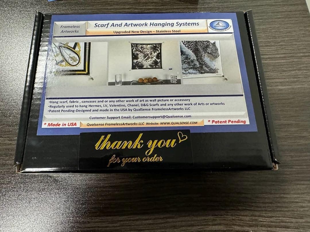 Stainless Steel Scarf & Artwork Hanging System