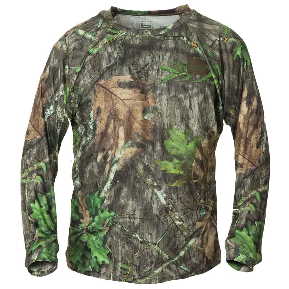 BandedMen's Tech Stalker Mock Shirt Long Sleeve Polyester