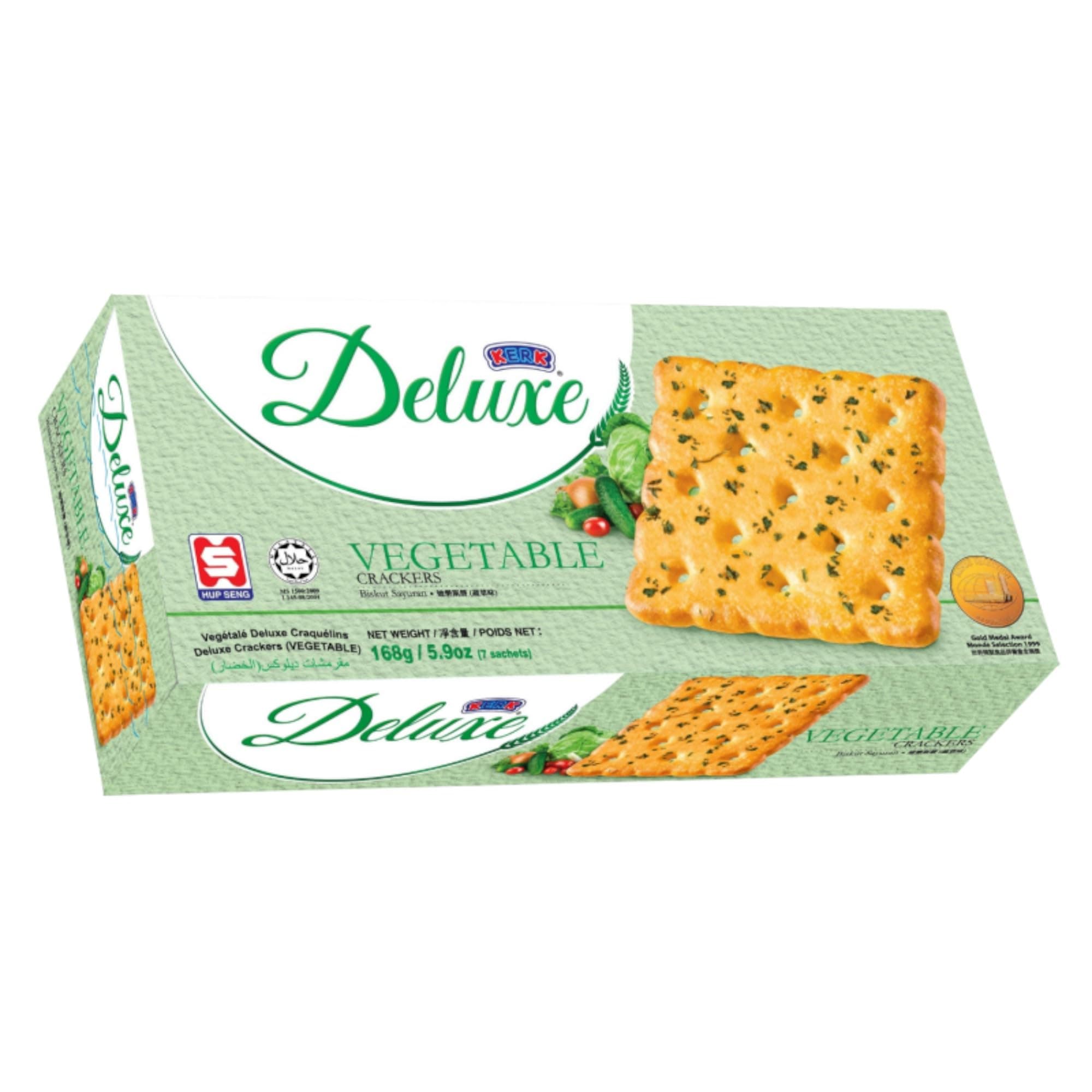 Kerk Deluxe Vegetable Crackers - 168G