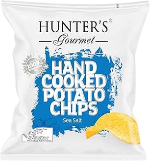 Hunter's Gourmet Hand Cooked Potato Chips - Sea Salt (40g)
