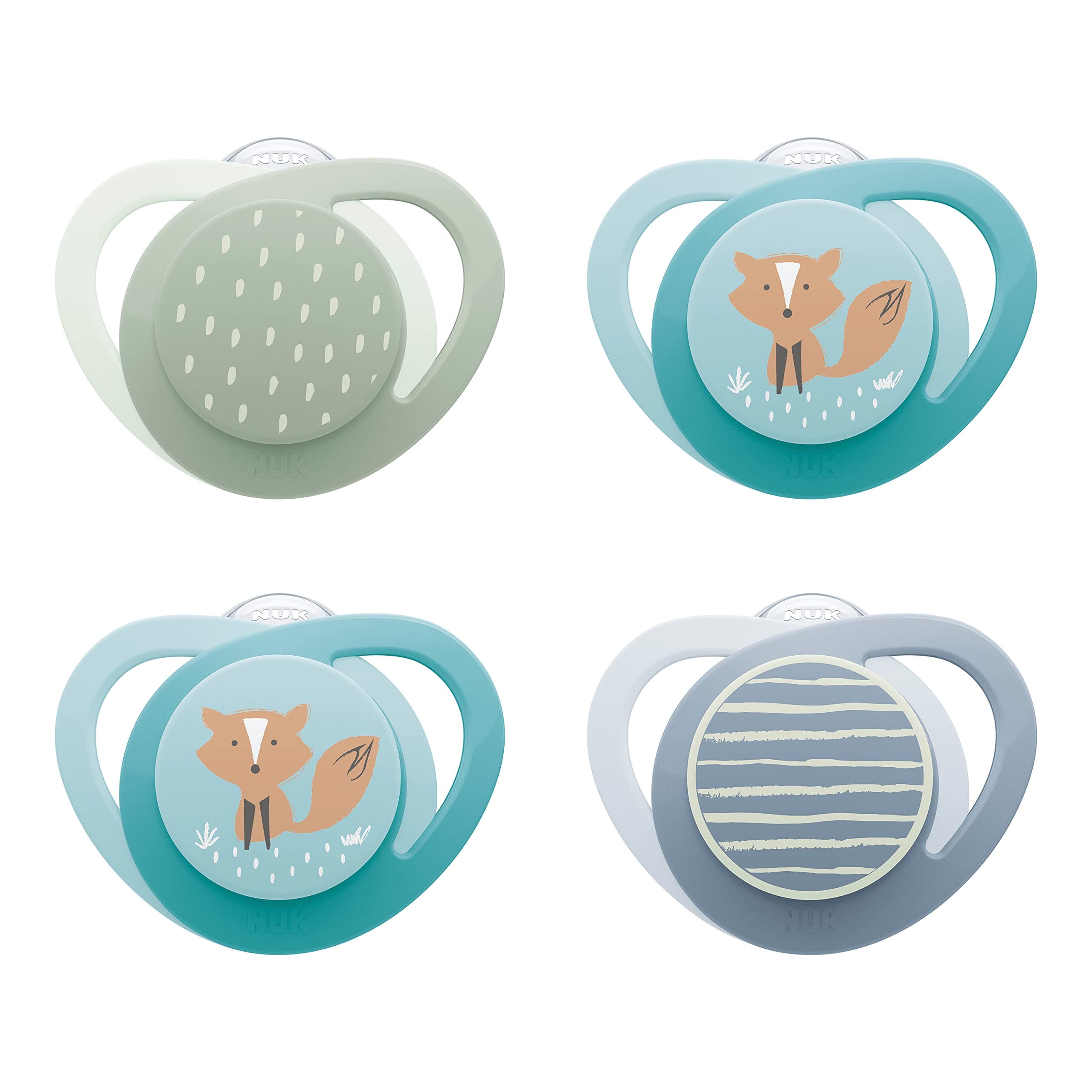 Orthodontic Pacifier, 4-Pack, 18-36 Months