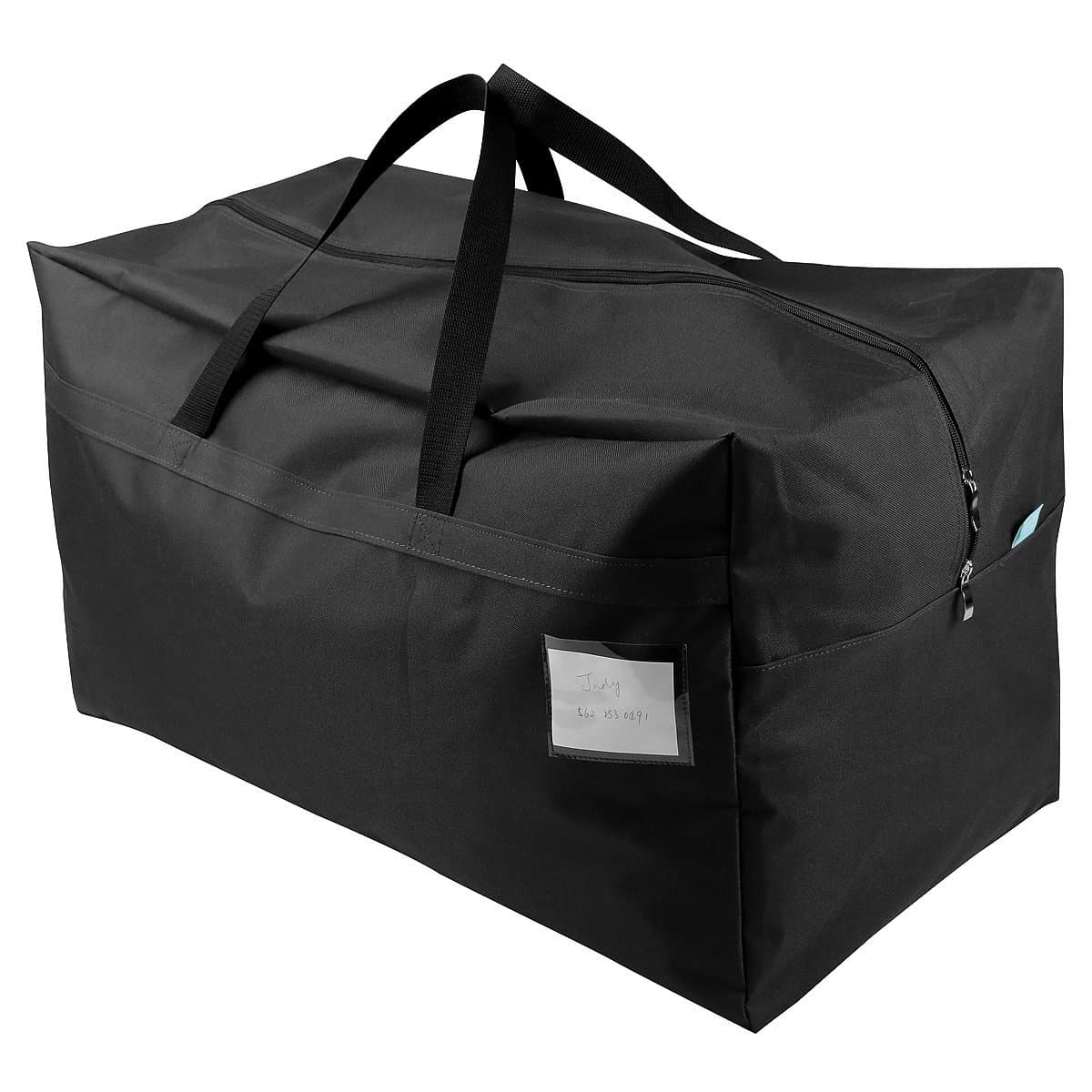 – 100L Extra Large House Moving Tote Carry Bag, Travel Duffel Storage Bags, Wardobe Clothing Storage Bags, Black