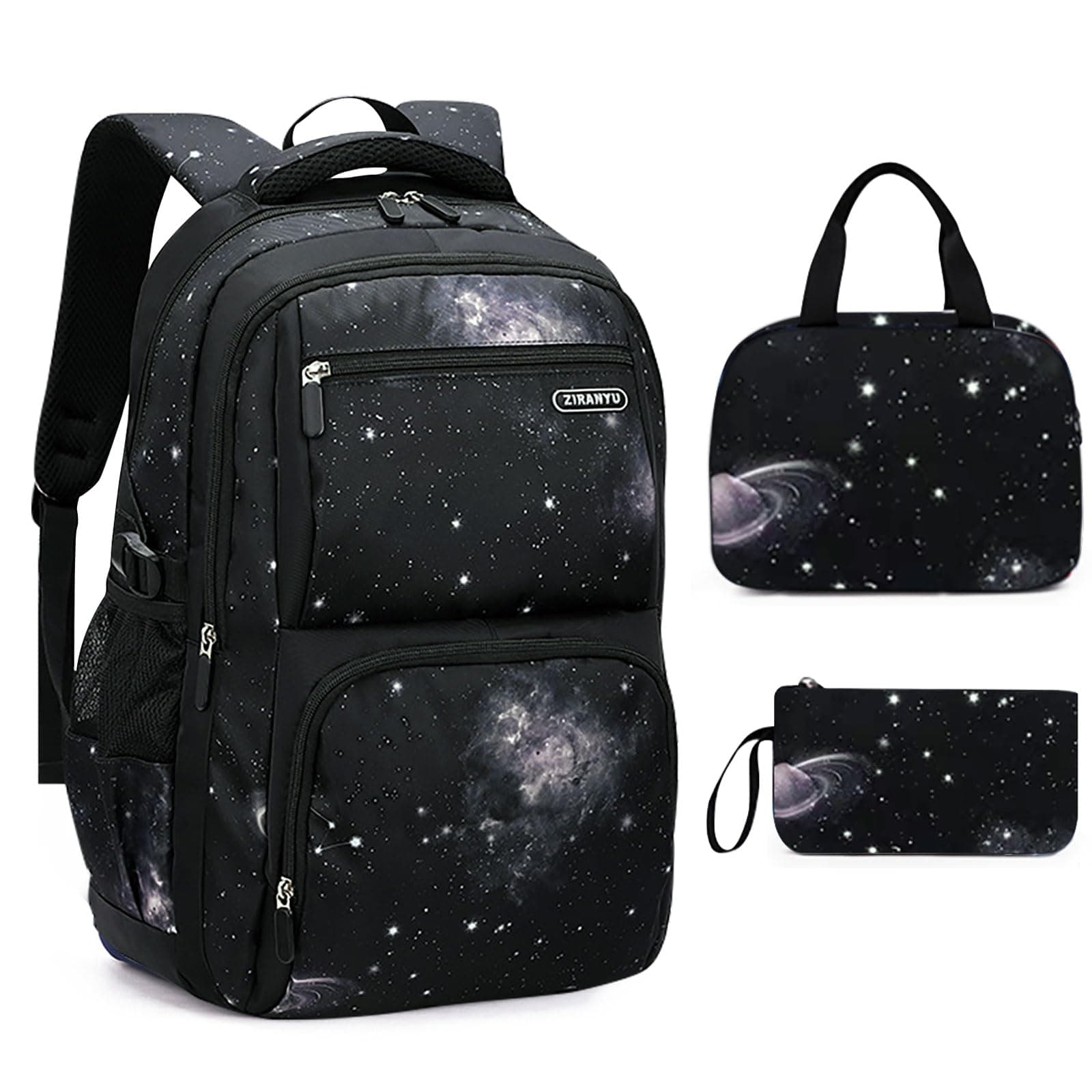Boy Starry Sky Printed Primary Junior High University School Bag Bookbag,Backpack,Casual Shoulder Bag Travel Rucksack