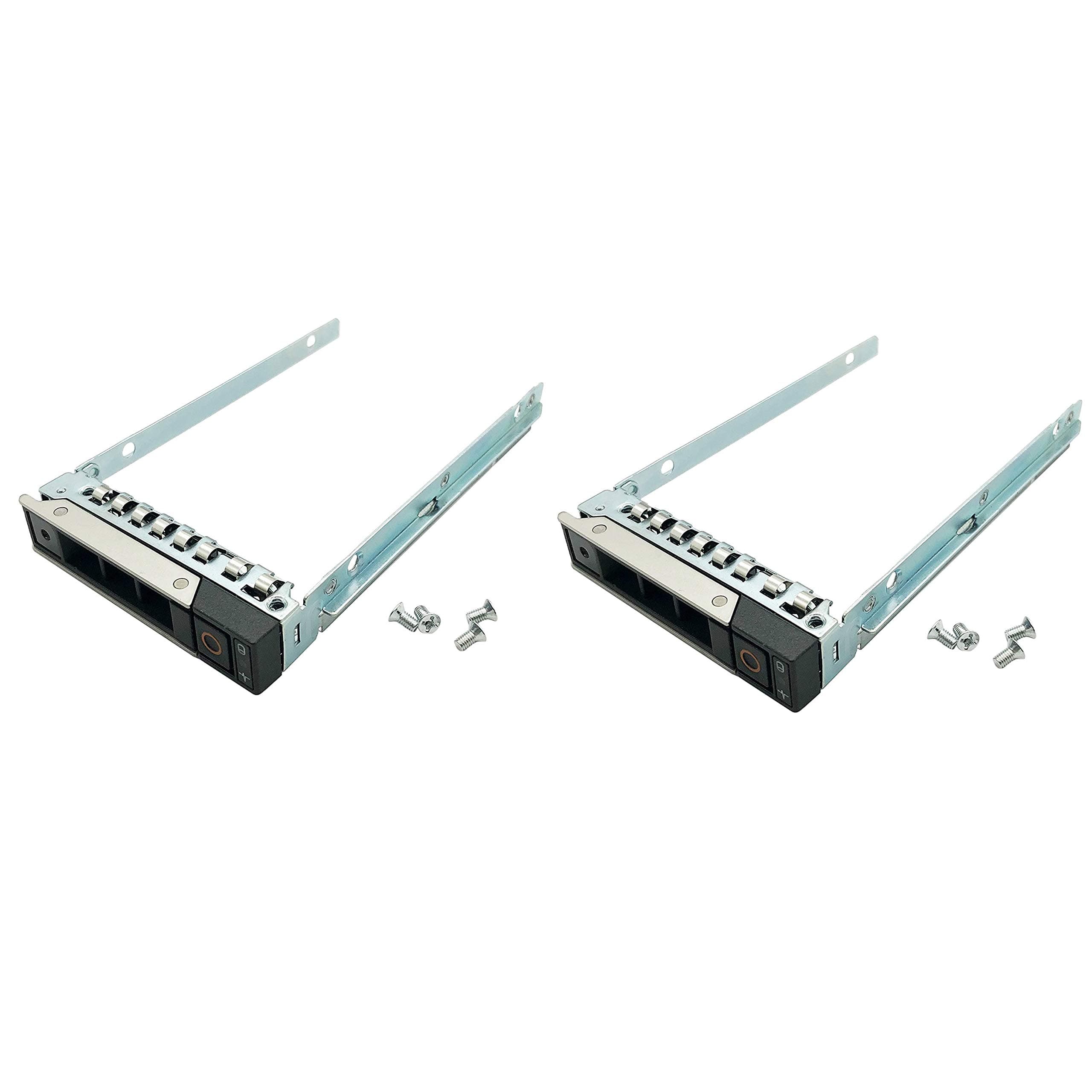 (2-Pack) 2.5" inch Hard Drive Caddy for Dell R250 R350 R440 R450 R540 R550 R640 R650 R740 R750 R840 R940 Gen 14 15 G14 G15 PowerEdge Server SAS SATA HDD Tray DXD9H 0DXD9H