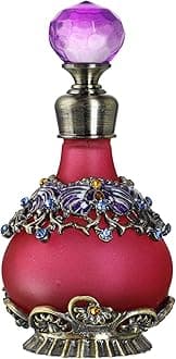 YUFENG 25ml Purple Vintage Refillable Crystal Decor Perfume Bottle (purple)