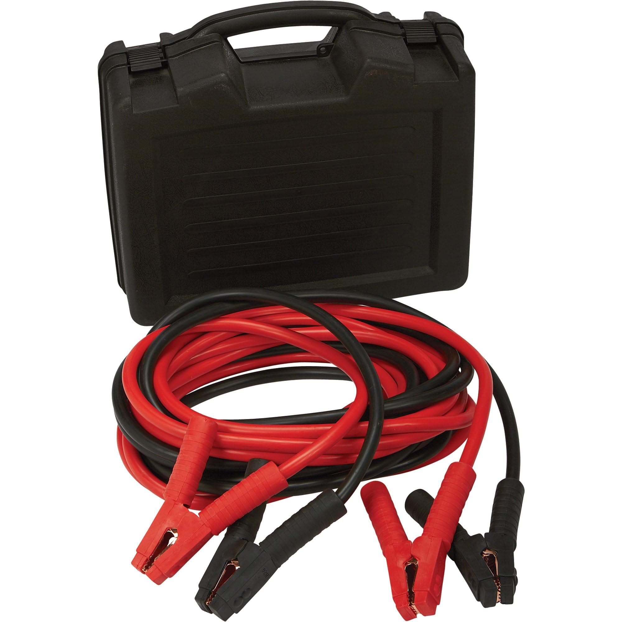 Pro-Start Heavy-Duty Jumper Cables with Carrying Case - Copper-Clad Aluminum, 1-Gauge, 25Ft.L, 900CCA, Model Number PS1BC001