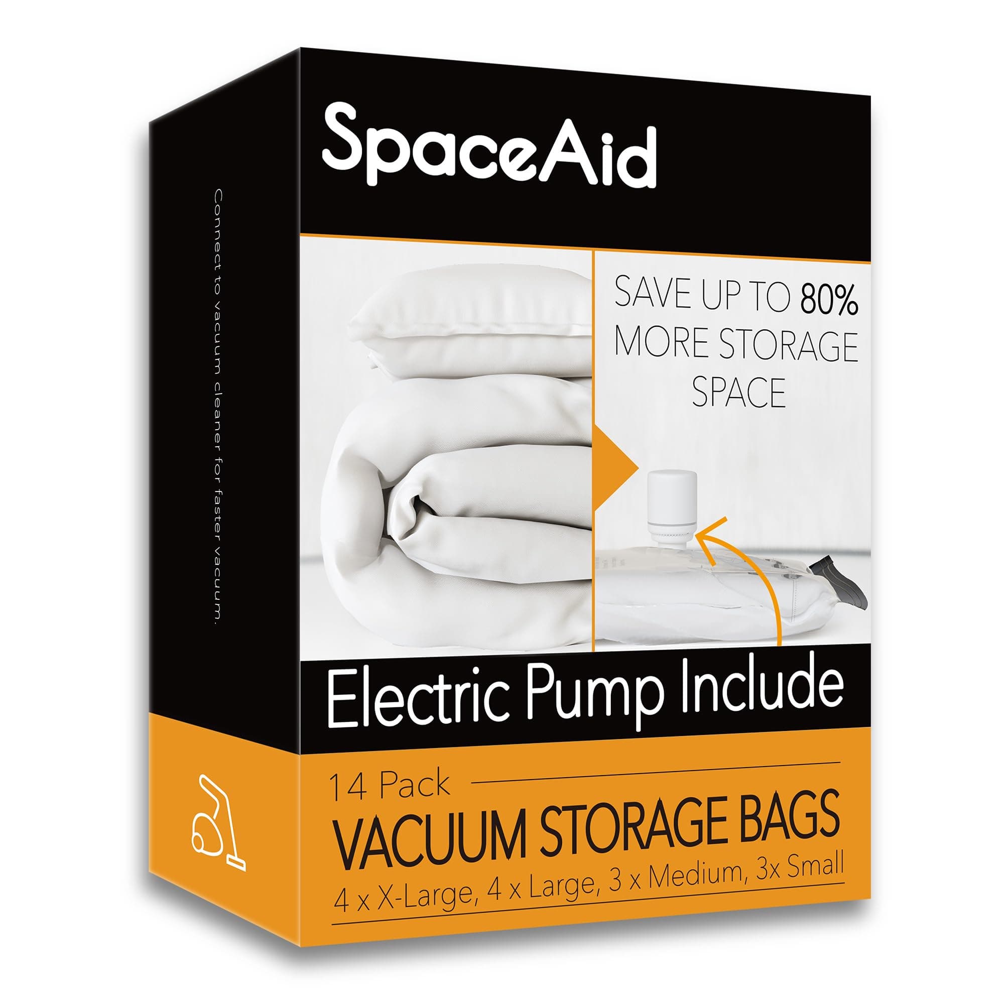 Vacuum Storage Bags with  Electric Pump