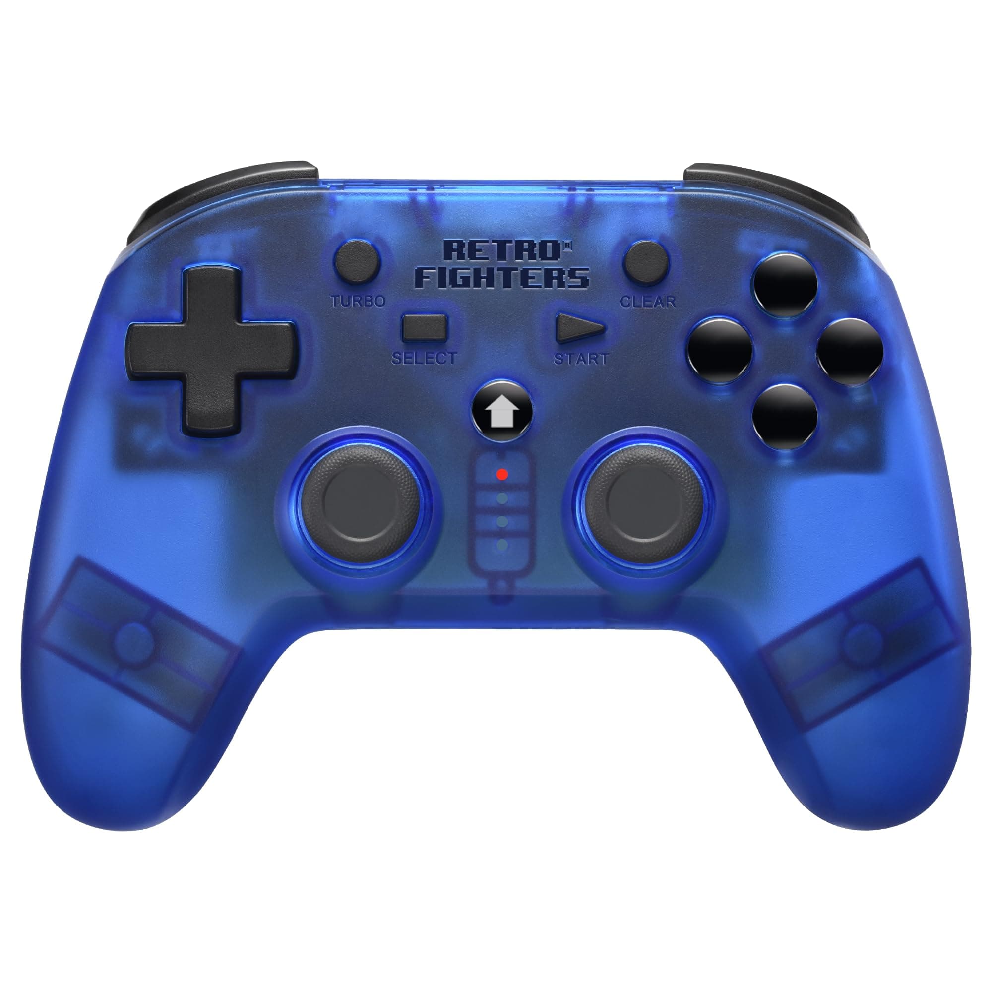 Retro Fighters Defender Next-Gen PS1 - PS2 - PS3 - PS Classic - Switch & PC Compatible Wireless Controller (Blue)