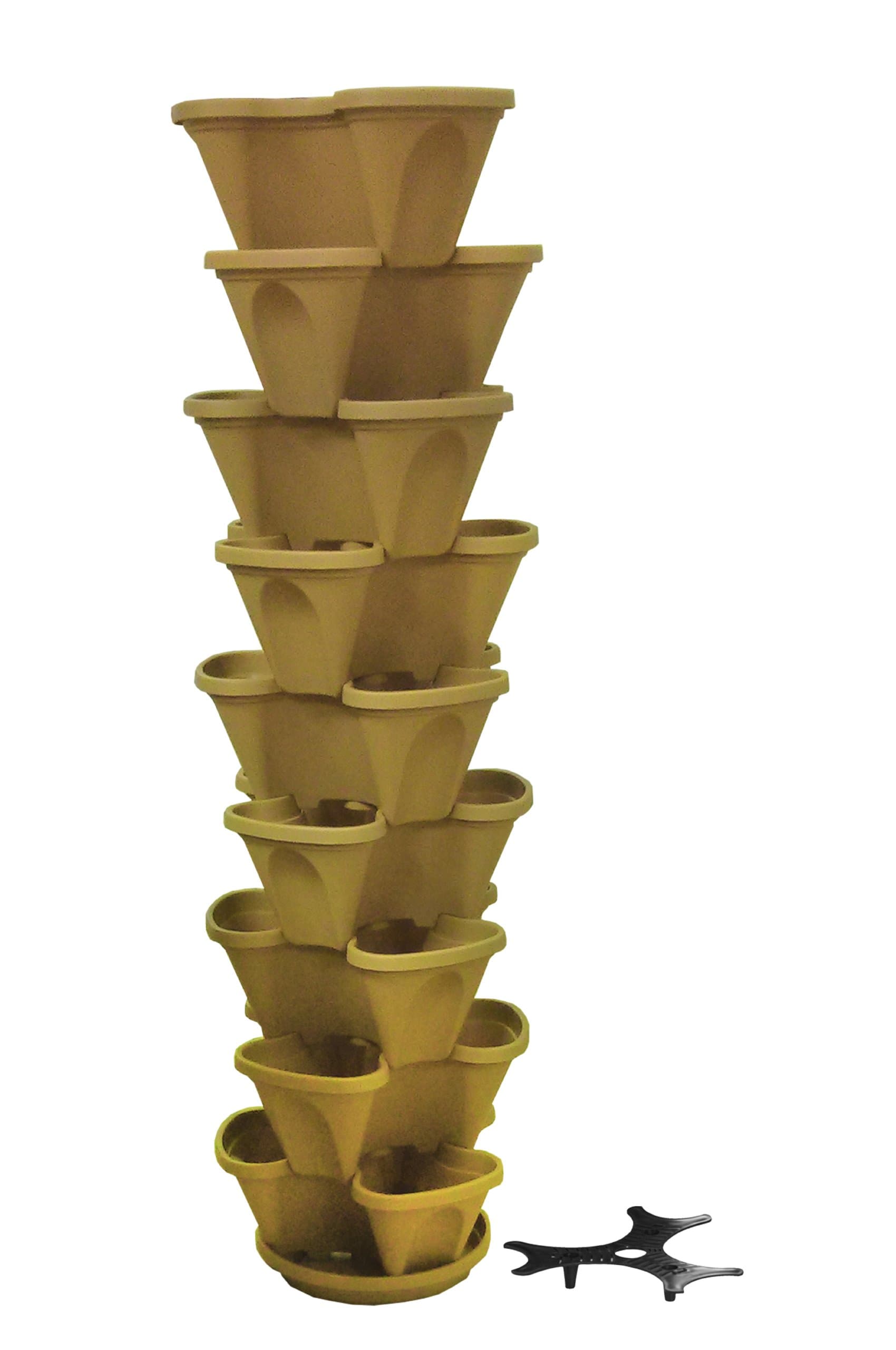 Nancy Janes Stacking Planter, 12-Inch, Tuscany, 9-Pack