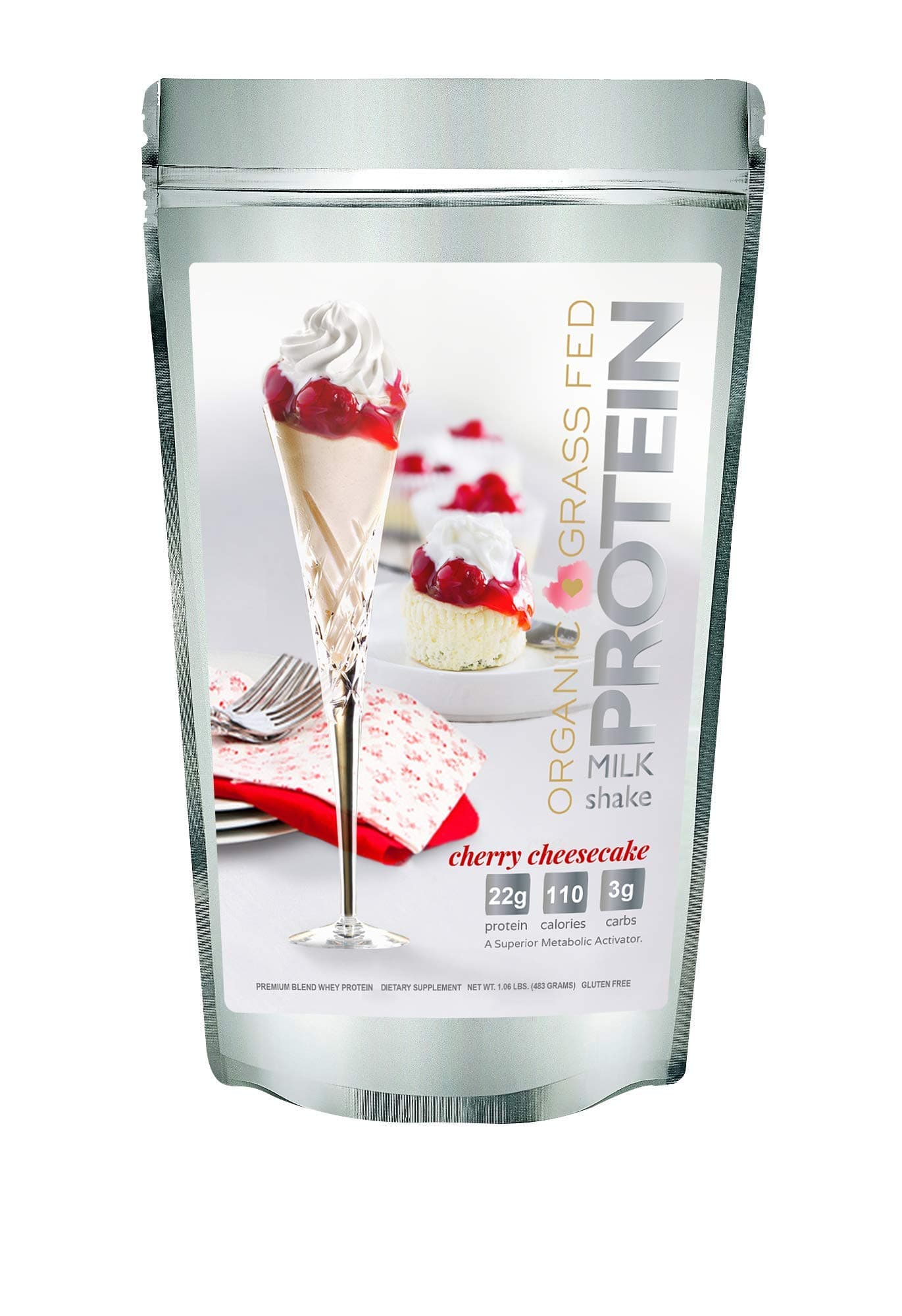 Protein Milkshake Whey Master Parent (15 Servings, Cherry Cheesecake)