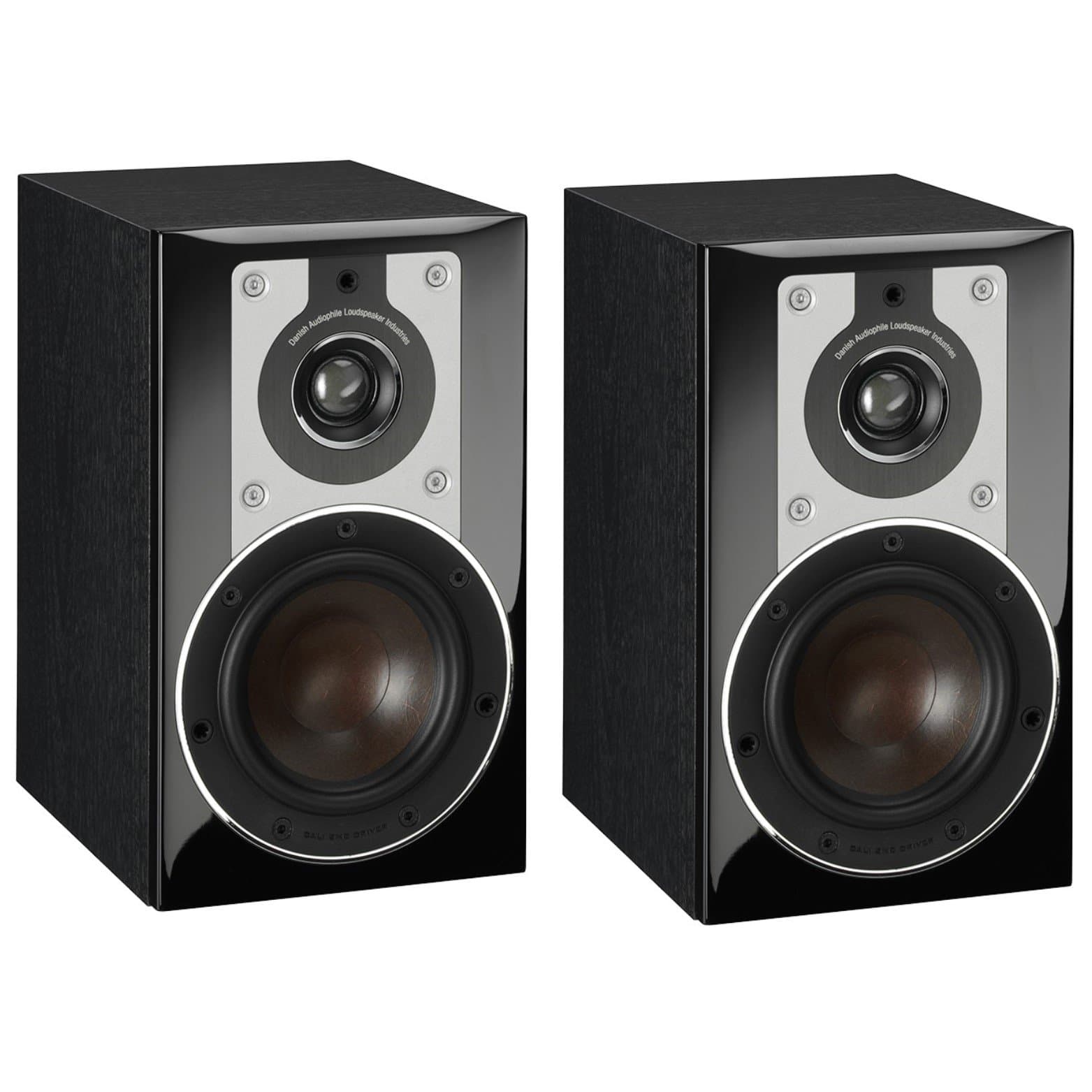 DALI OPTICON 1 4.75" Woofer 2-Way Bookshelf Speaker - Black Ash Vinyl (Pair)