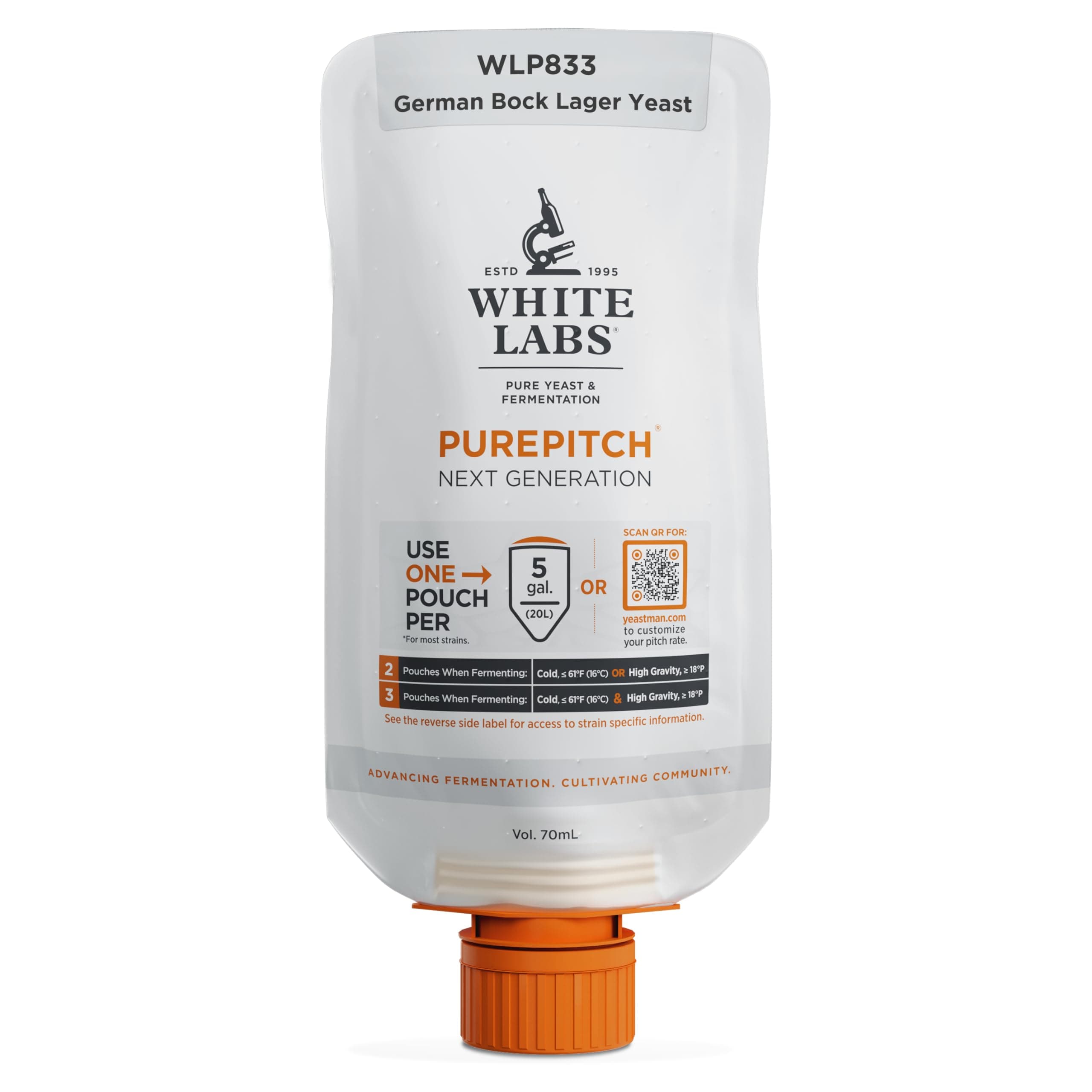 White Labs WLP833 German Bock Lager Yeast