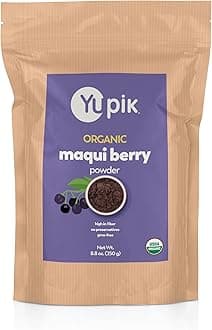 Yupik Organic Powder Superfood, Maqui, 8.8 Oz, Non-GMO, Vegan, Gluten-Free, Pack of 1